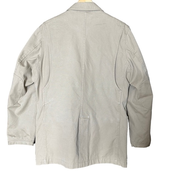 Duluth Trading Co Men's Khaki Fire Hose Presentation Jacket Size Medium - Picture 2 of 7